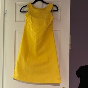 Ralph Lauren Black Label Yellow Cotton Dress Size 6